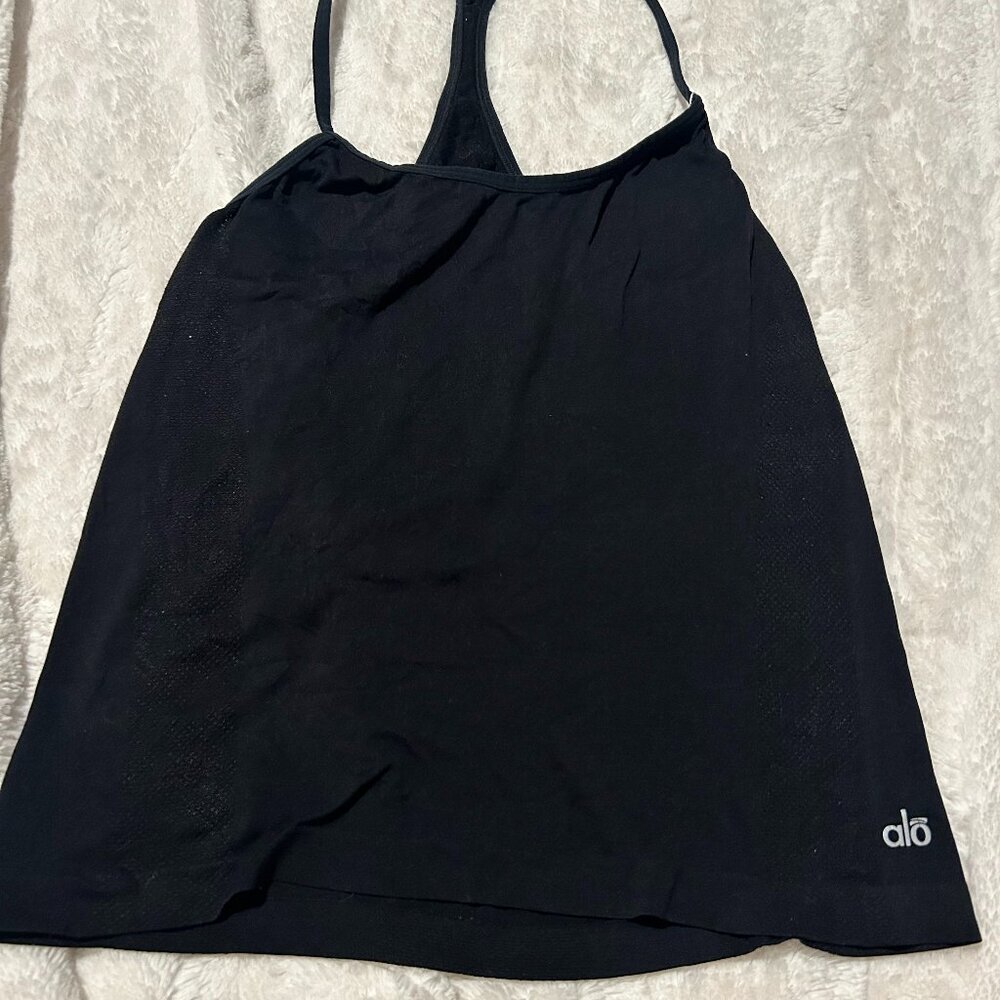 ALO Yoga Black Tank Top